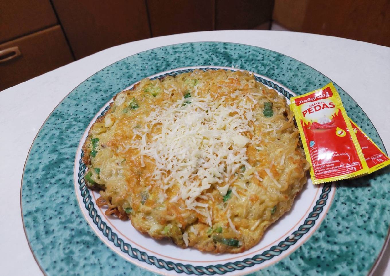 Omelette Indomie Keju