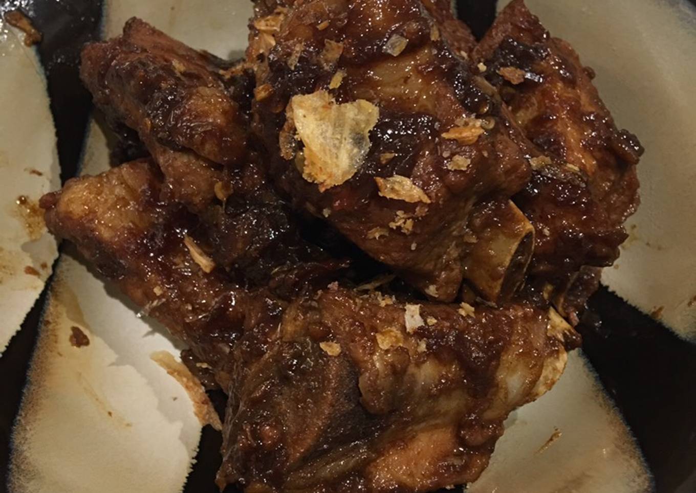 Iga Babi bumbu kecap *non-halal