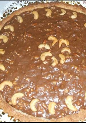 Una foto de Tarta de Chocolate y Castañas de Cajú