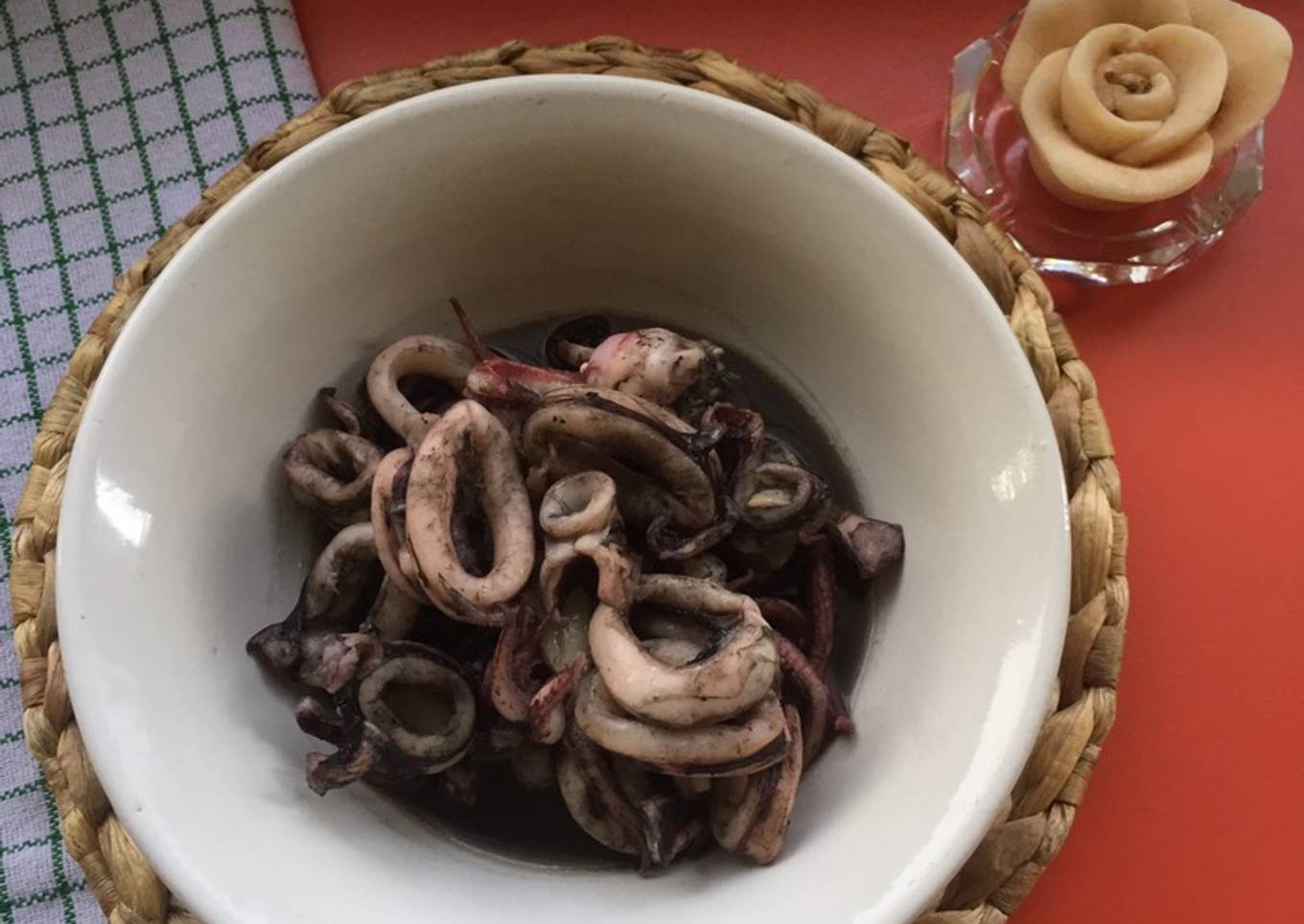 Cumi hitam rebus (cepat, mudah dan enak)