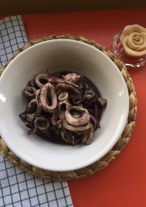 Foto resep Cumi Hitam Masak Lada Bawang Putih (Cepat, Mudah dan Enak)