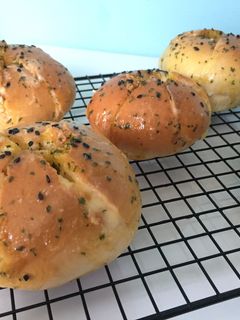 Foto resep Korean Cream Cheese Garlic Bread