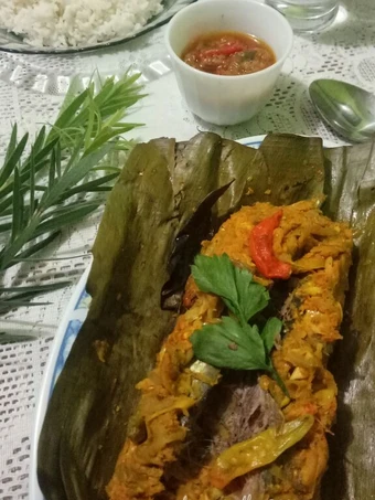 Cara Simple Membuat Resep  Pepes Tongkol Mangga Muda yang Bisa Manjain Lidah, Enak