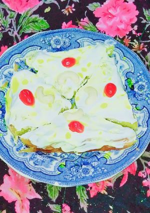 A picture of Delicious shahi piece cum Bread Pudding.