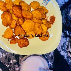 A picture of Kosai with kunun gyada😋.