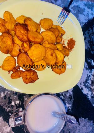 A picture of Kosai with kunun gyada😋.
