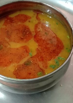 A picture of Tadka Dal.