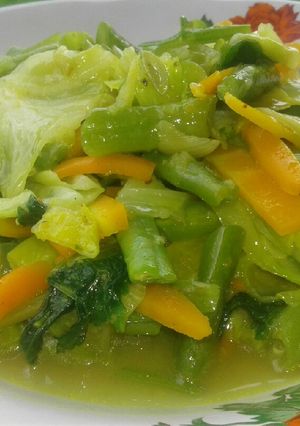 Foto resep 'Tumis Wortel kubis boncis'