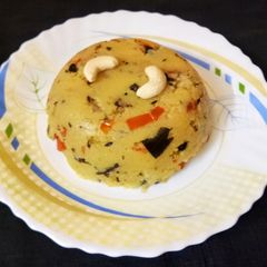 A picture of Rava/sooji  upma.