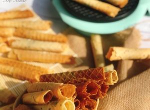 Hình của món Bánh quế cuộn ngò.