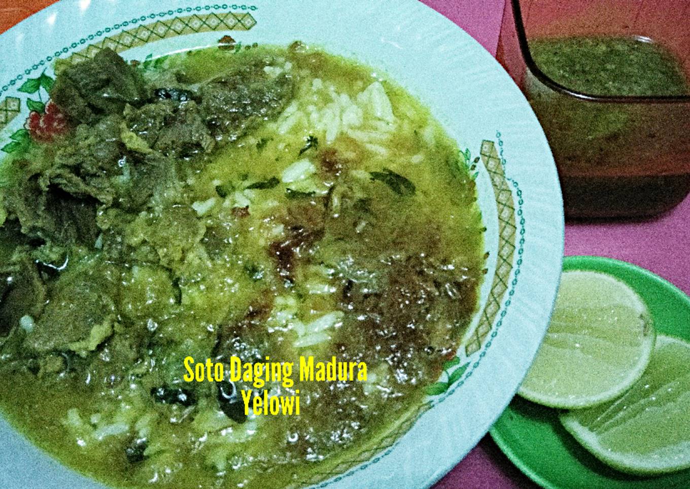 Soto daging madura