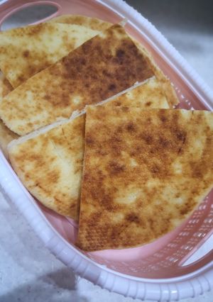 صورة لوصفة الكسرة تاع الخميرة (المطلوع) بالطحين