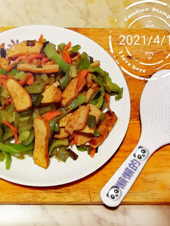 🥢沙茶青椒豆干🥢 的食譜成品照片