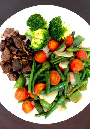 Hình của món Bò lúc lắc.