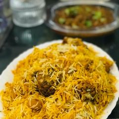 A picture of Chicken Biryani.