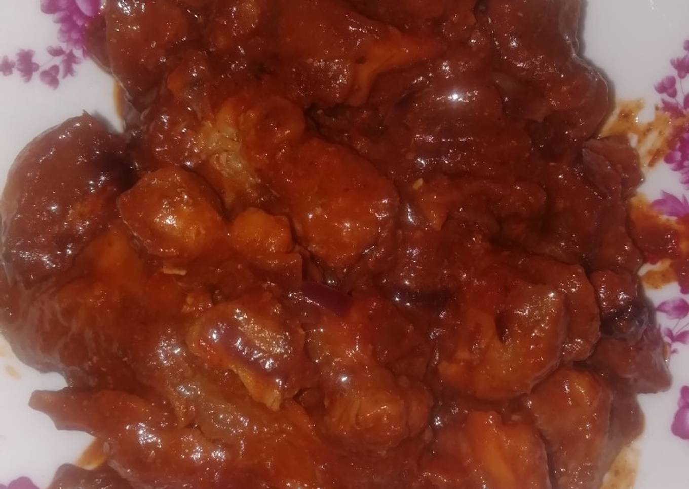 Wet fry pork