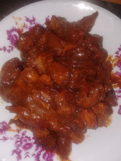 A picture of Wet fry pork.