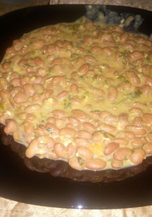 A picture of Beans in coconut sauce.#local food contest.Mombasa.