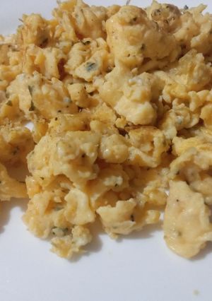 Una foto de Huevos revueltos