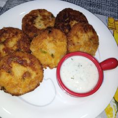 A picture of Potato Masala Cutlets.