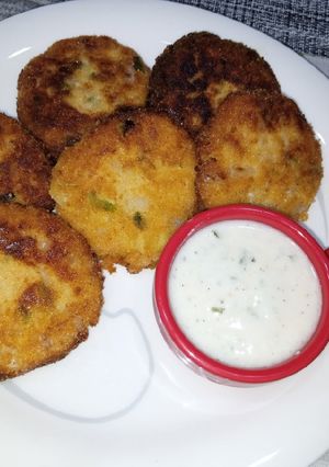 A picture of Potato Masala Cutlets.