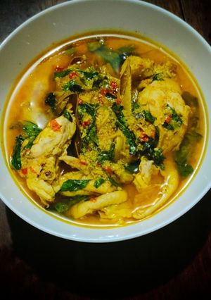 Foto resep Ayam Kemangi Bumbu kuning