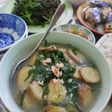 Canh chuối xanh nấu tôm