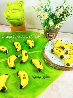 Foto resep Banana Chocolate Cookies