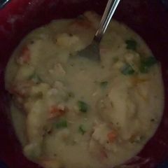 A picture of Crockpot Chicken and Dumplings.