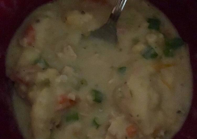 Recipe of Speedy Crockpot Chicken and Dumplings