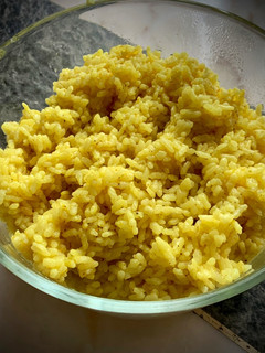 Una foto de Arroz blanco al curry en Thermomix