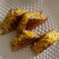 A picture of Sweet Corn Coconut Cheese Chilli Sandwich.
