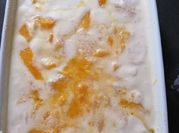 A picture of mango milk pudding