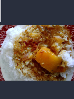A picture of Mango sambar.