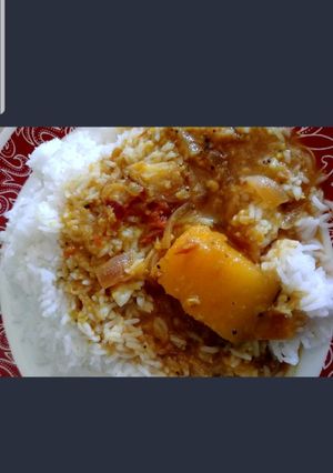 A picture of Mango sambar.
