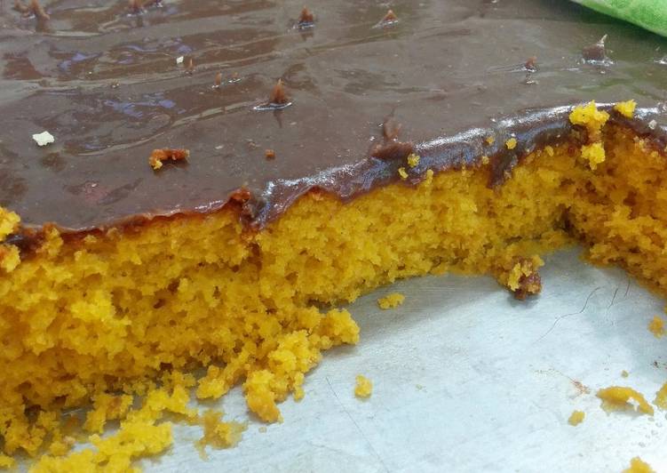 Bolo de cenoura da Dinda