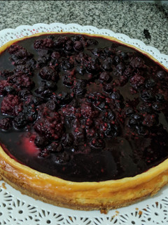 Una foto de Cheesecake frutos rojos