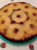 Torta rovesciata ananas e noci