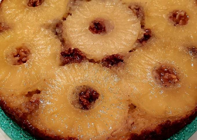 Passi a Fai  Perfetto Torta rovesciata ananas e noci