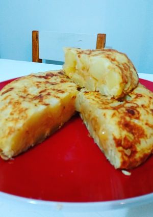 Una foto de Tortilla de papas saludable