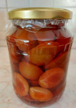 Szilva befőtt egyszerűen recept fotója