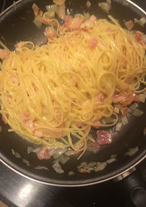 A picture of Spaghetti Carbonara - Original (Rome).