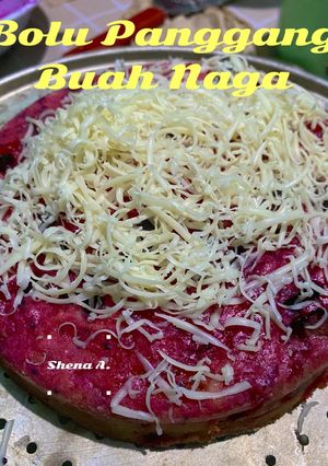 Foto resep Dragon Fruit Cake - Bolu Buah Naga Panggang - Snack Time Mpasi 1+