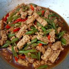 A picture of Tumis buncis.