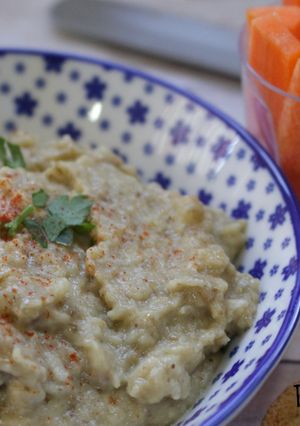 Una foto de Baba Ganoush (paté de berenjena)