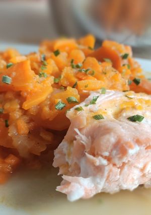 Une photo de Saumon aux patates douces au Cook Expert