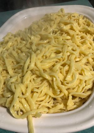 Una foto de Tallarines receta de mi abuela