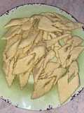 Chiacchiere senza uova, zucchero e non fritte