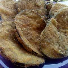Una foto de Milanesas de berenjenas