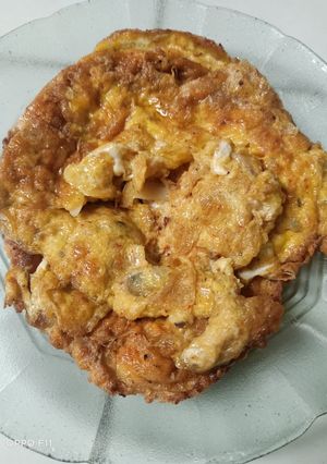 Foto resep Telur dadar kelapa parut😚